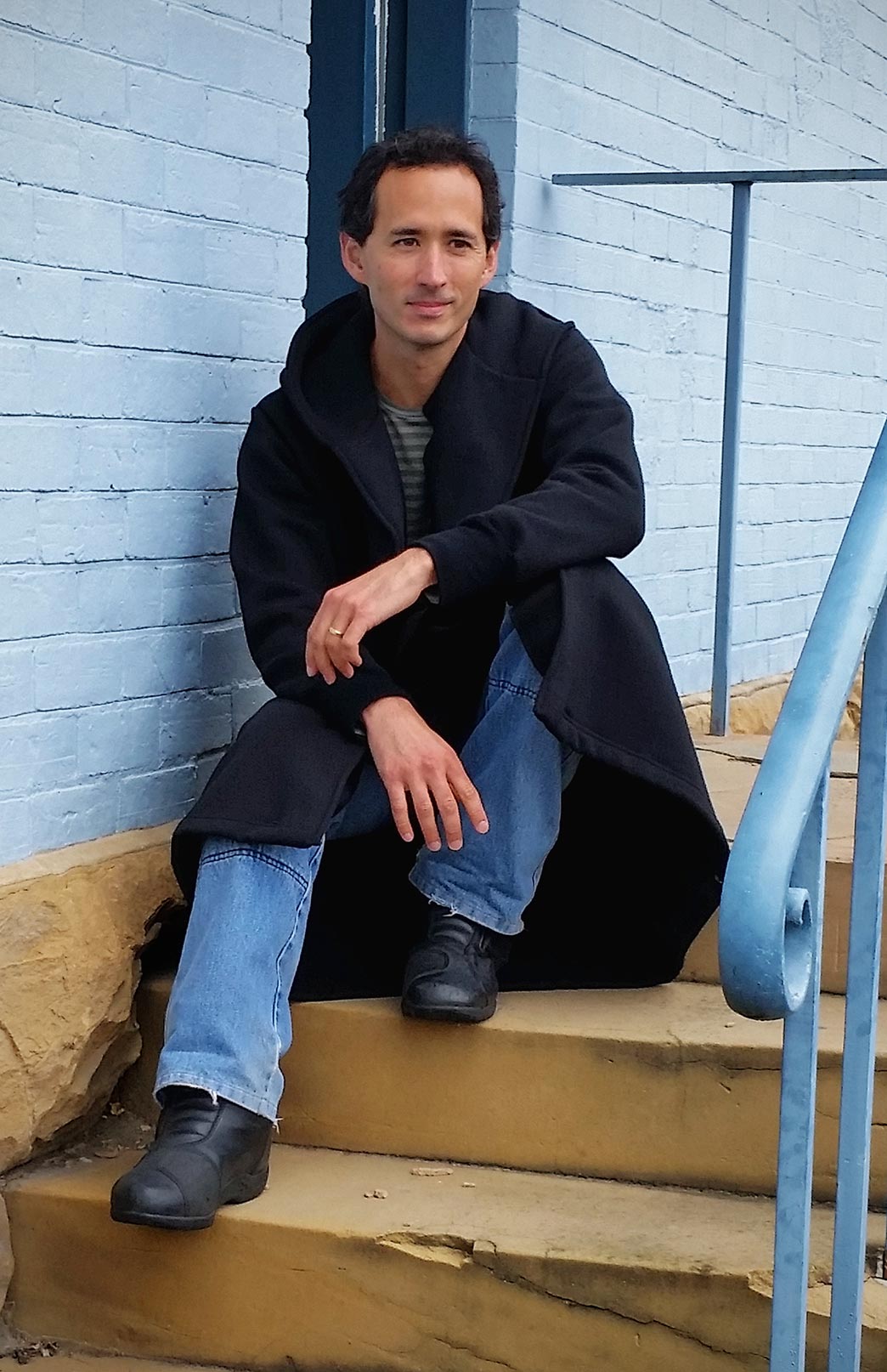 100% Wool Fleece Hooded Coat Men's Merino Wool Long Fleece Coat with Hood