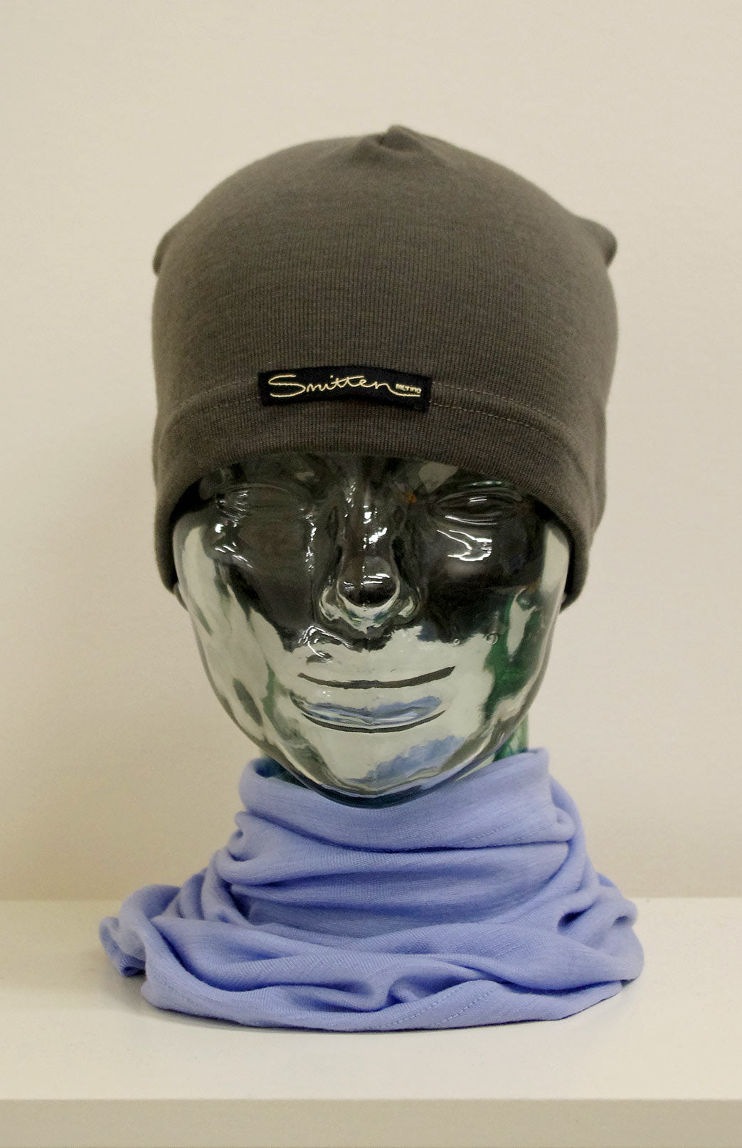 Olive Green Unisex Merino Wool Loose Fit Mid-weight Beanie