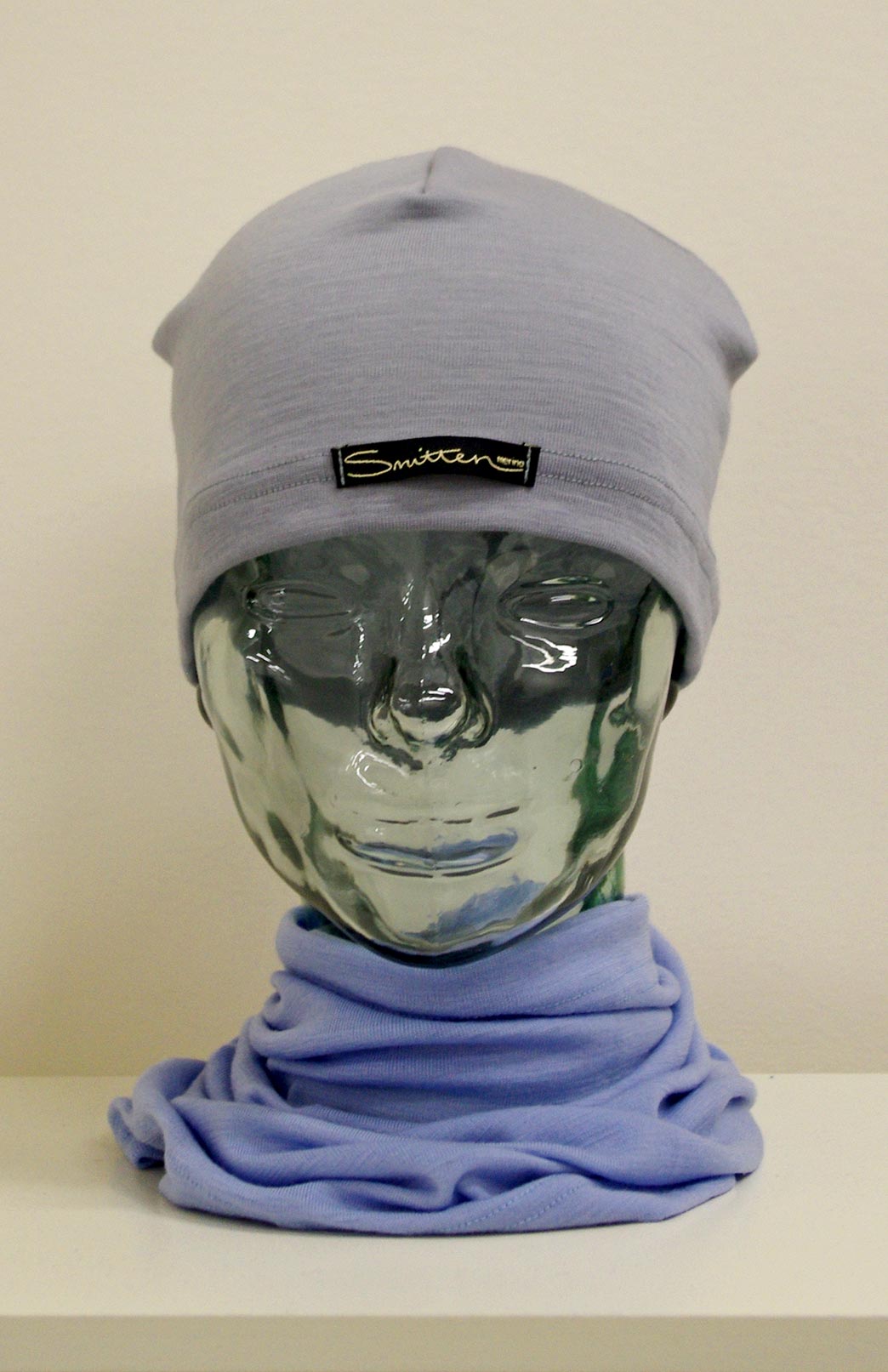 Armani Grey Unisex Merino Wool Loose Fit Mid-weight Beanie