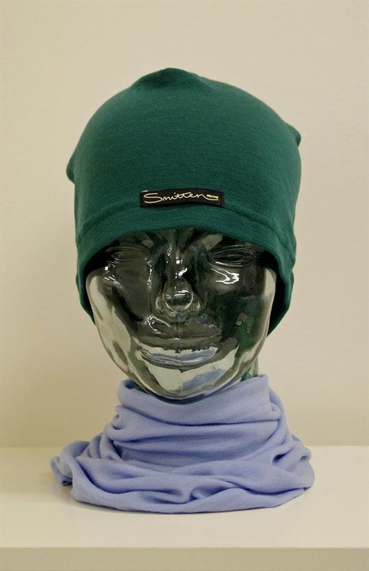 Emerald Green Unisex Merino Wool Loose Fit Mid-weight Beanie