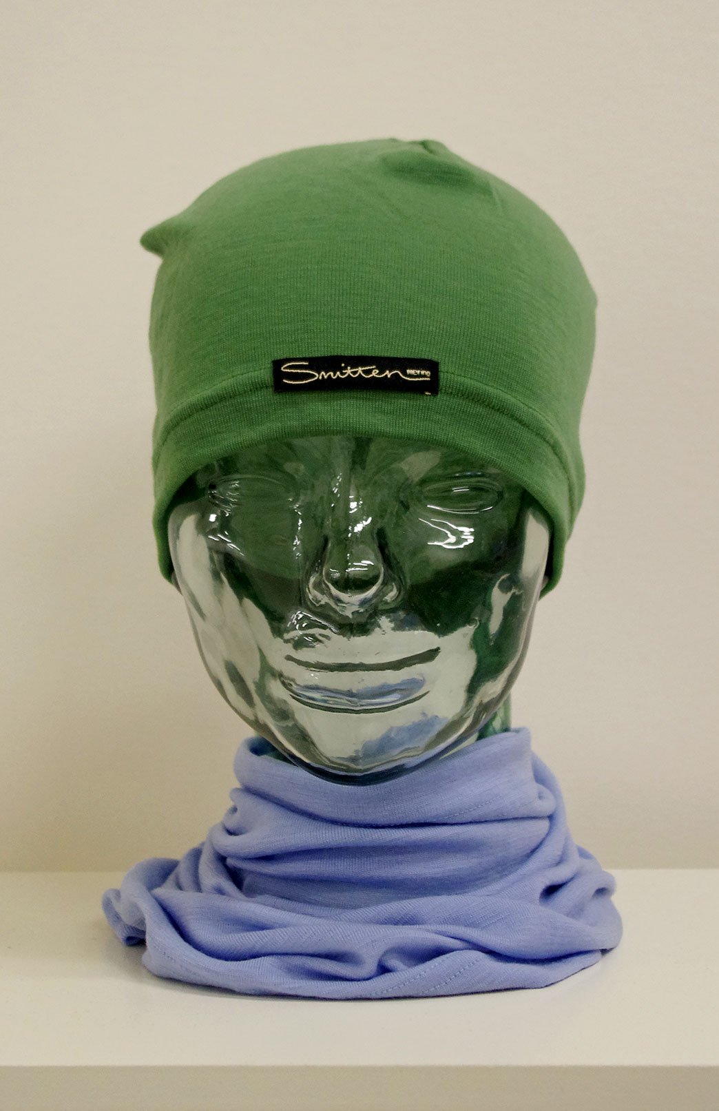 Apple Green Unisex Merino Wool Skull Cap Lightweight (170g) Beanie
