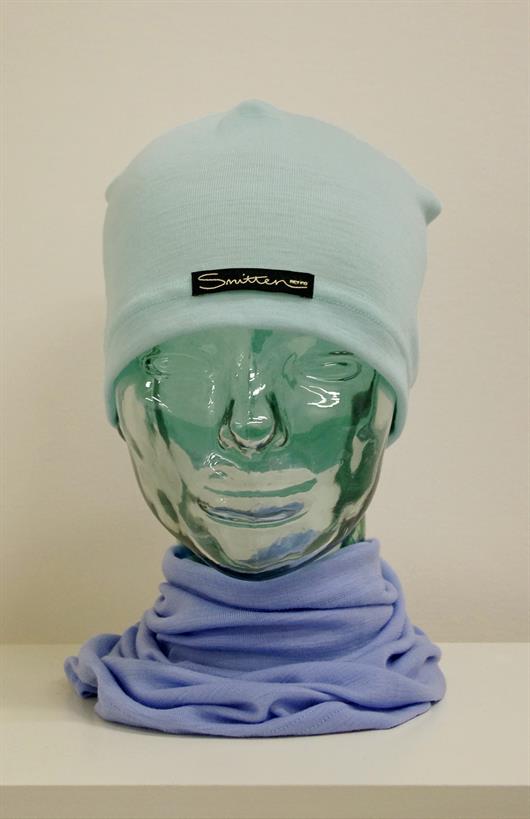 Mint Green Unisex Merino Wool Loose Fit Mid-weight Beanie