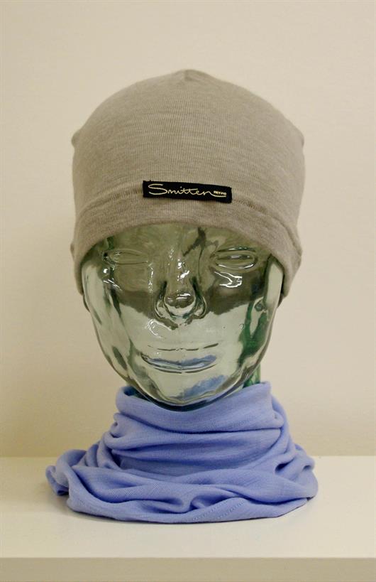 Oatmeal Unisex Merino Wool Loose Fit Mid-weight Beanie