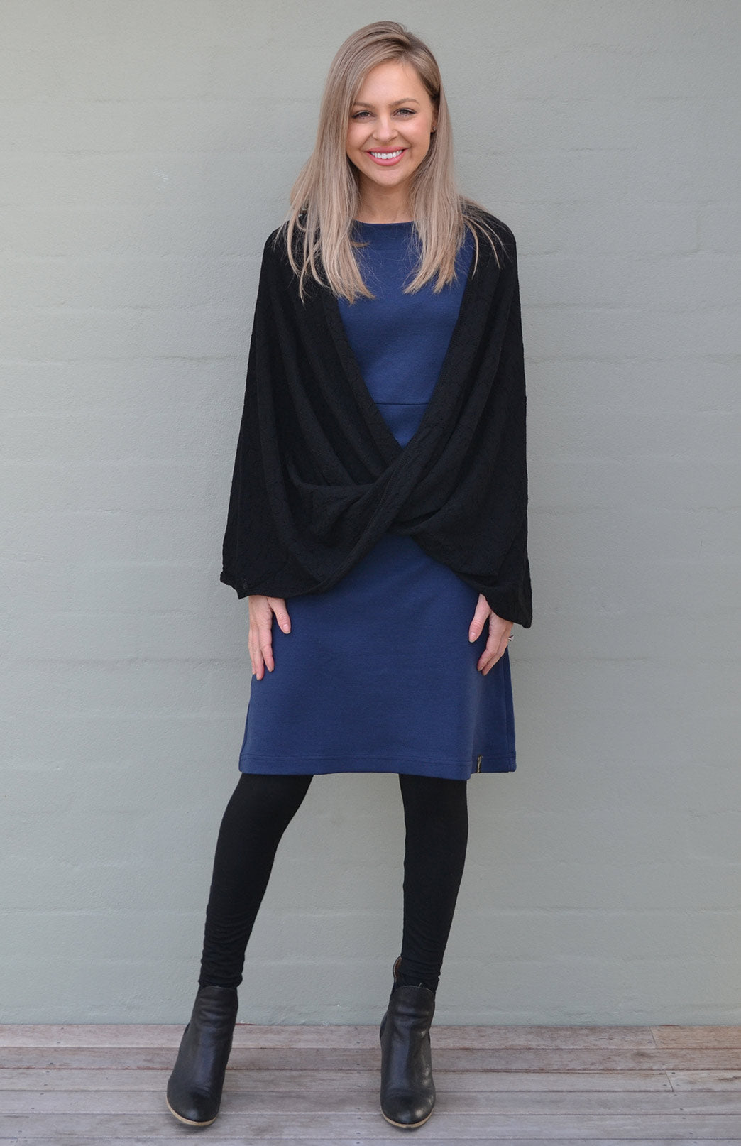 Twisted Wrap Women's Merino Wool One Size Twisted Wrap