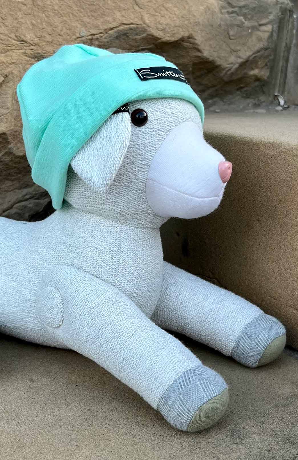 Spearmint Merino Wool Thermal Beanie for Babies and Children