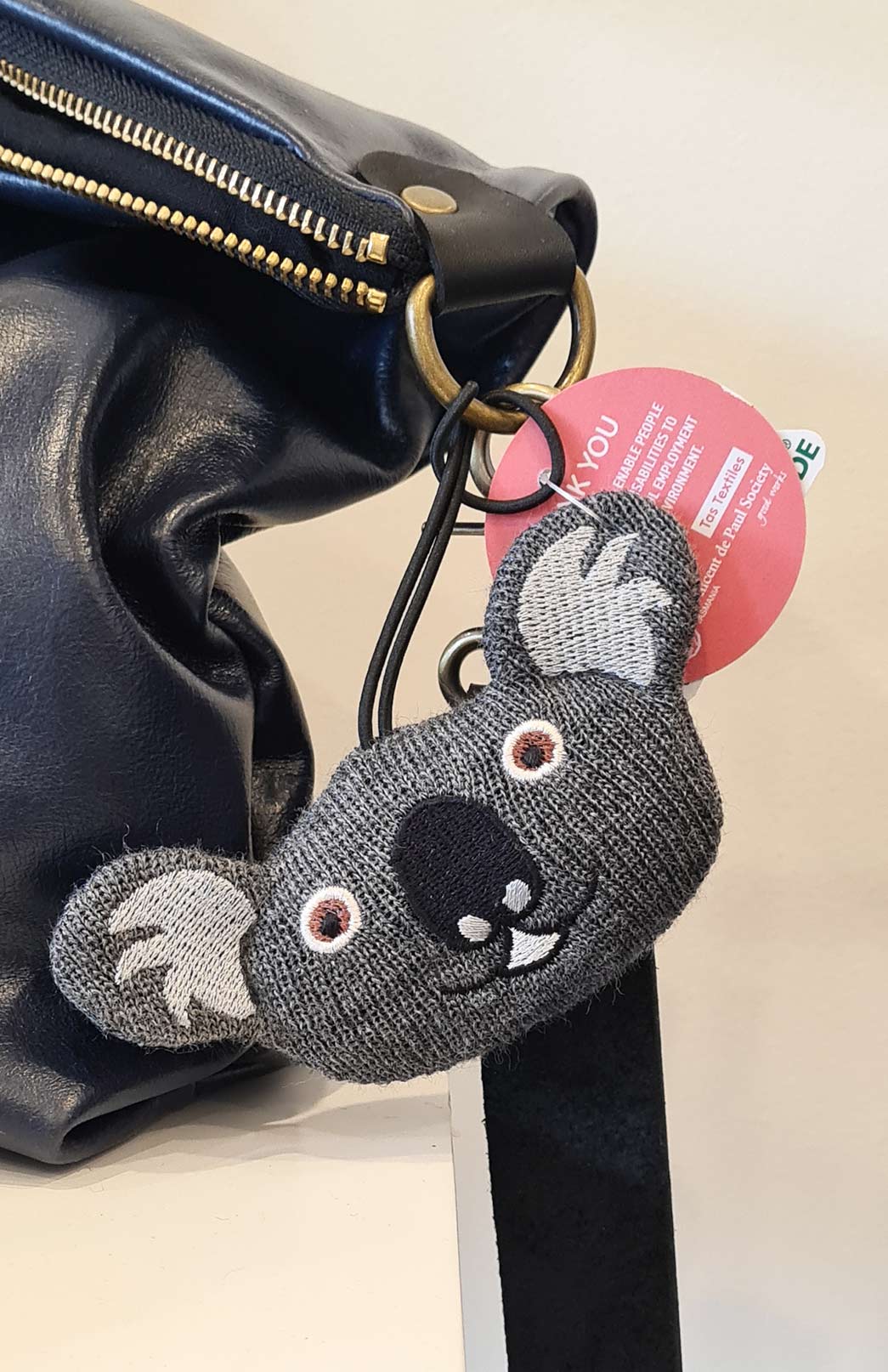 Australian Animal Bag Tag Merino Wool Animal Key/Bag Tag
