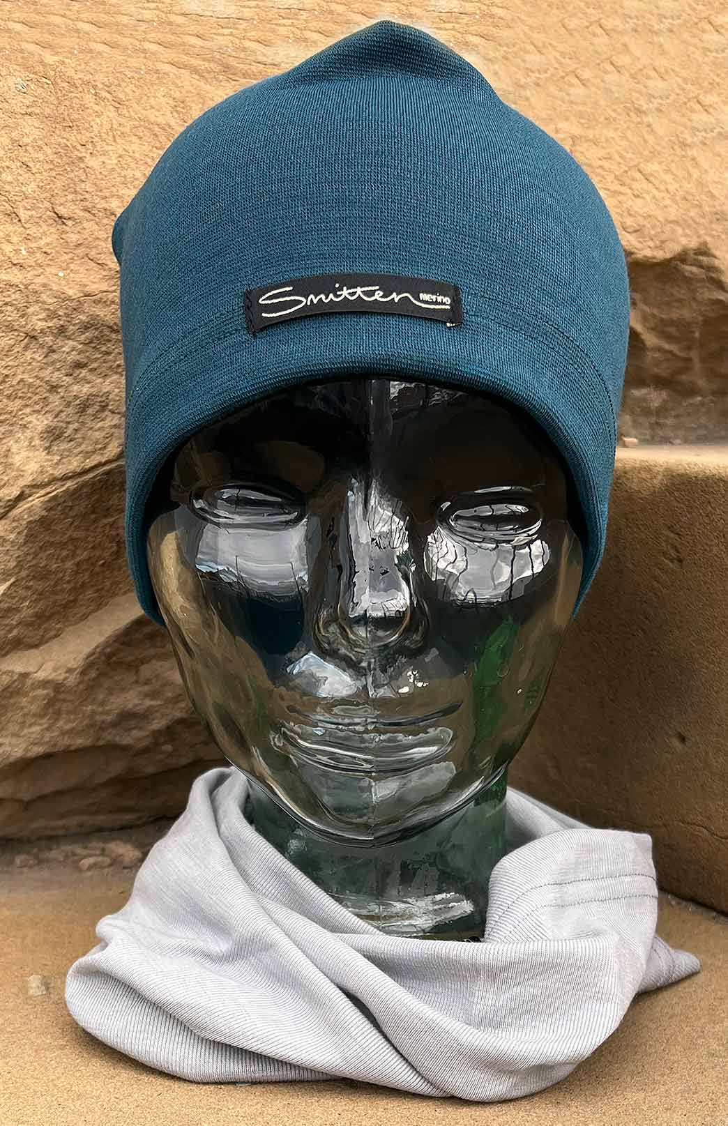 Armani Grey Unisex Merino Wool Thermal Neck Warmer Neck Gaiter