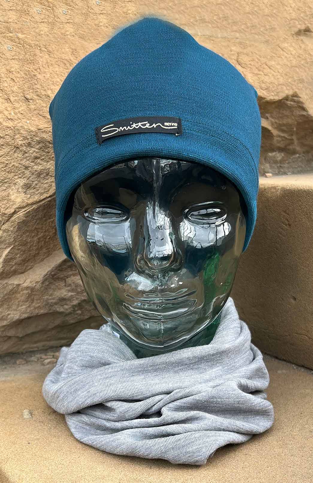 Grey Marl Unisex Merino Wool Thermal Neck Warmer Neck Gaiter