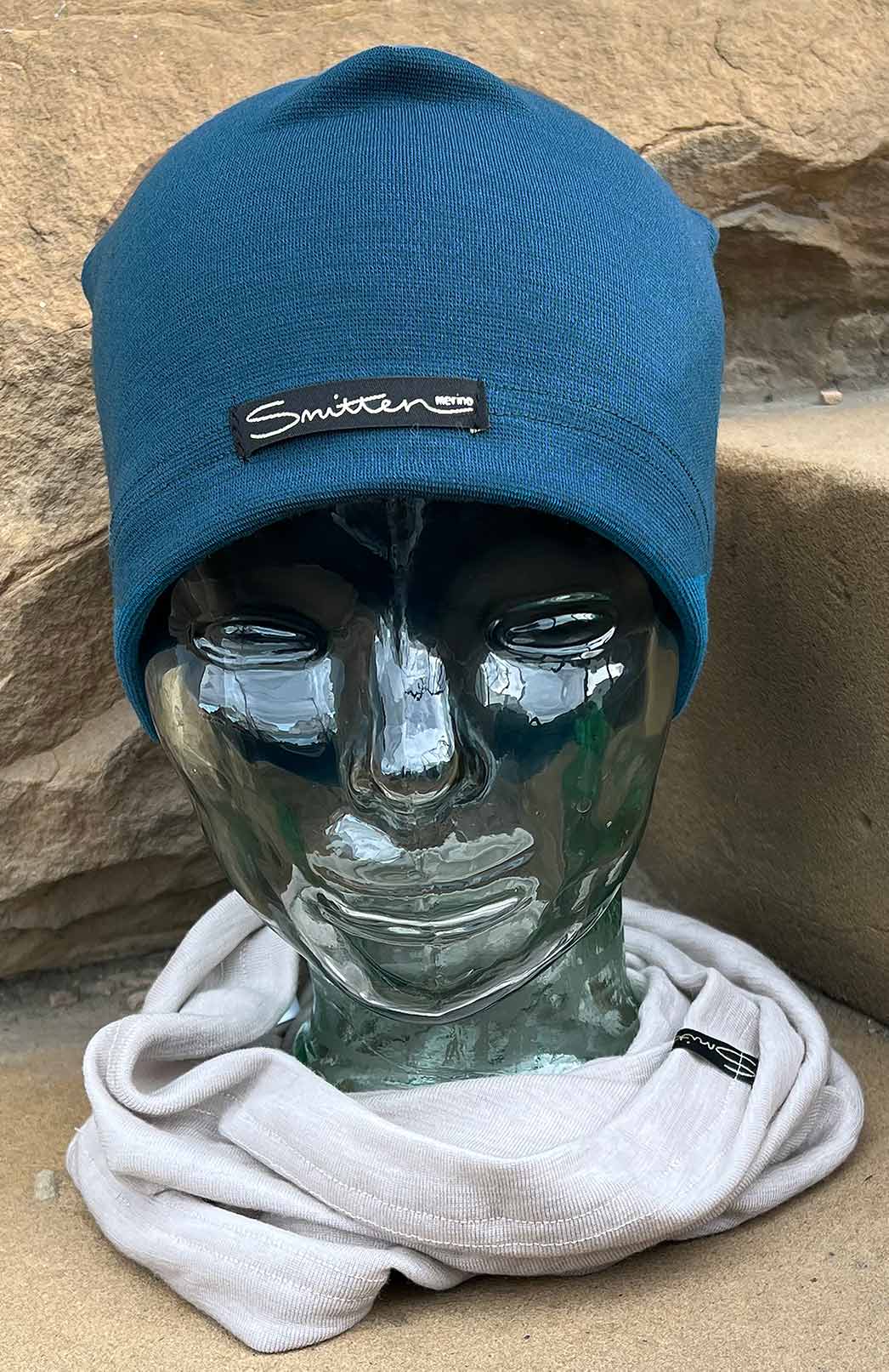 Stone Unisex Merino Wool Thermal Neck Warmer Neck Gaiter