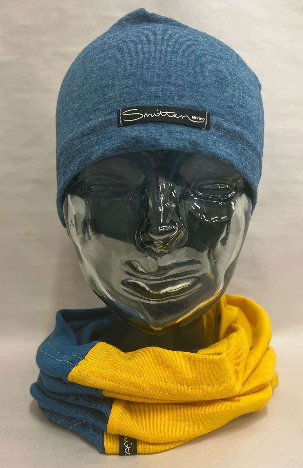 Blueberry Marl Unisex Merino Wool Skull Cap Lightweight (170g) Beanie