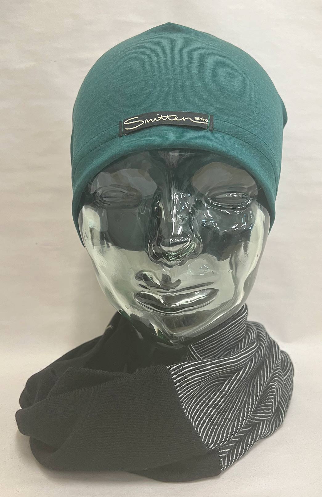 Sage Green Unisex Merino Wool Skull Cap Lightweight (170g) Beanie