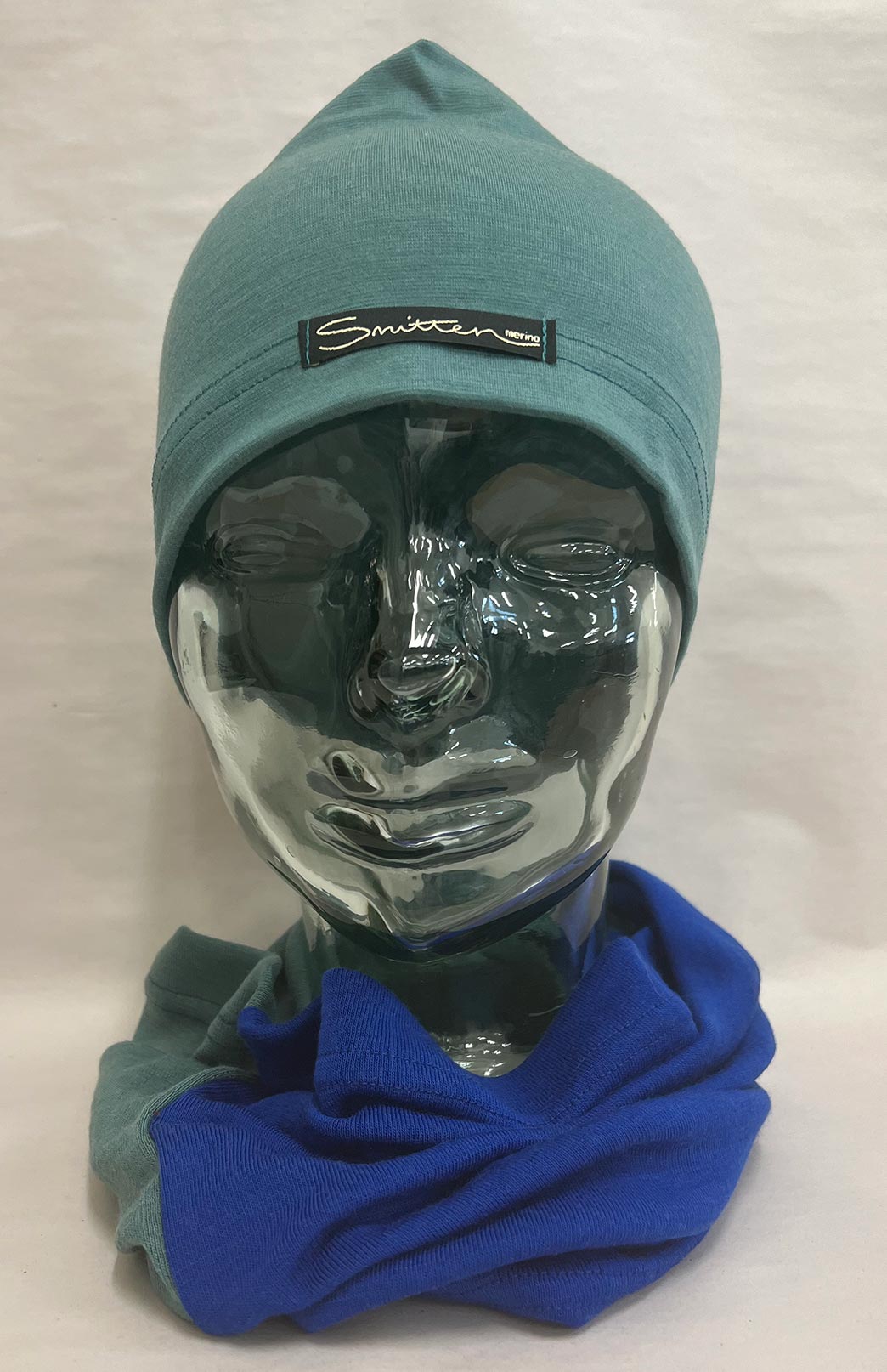 Sage Green Unisex Merino Wool Skull Cap Lightweight (170g) Beanie