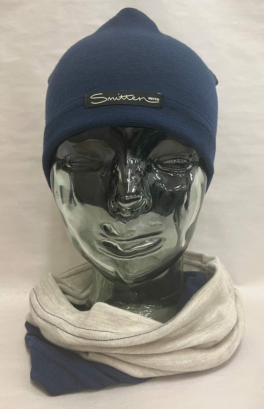 Indigo Blue Unisex Merino Wool Thermal (360g) Beanie