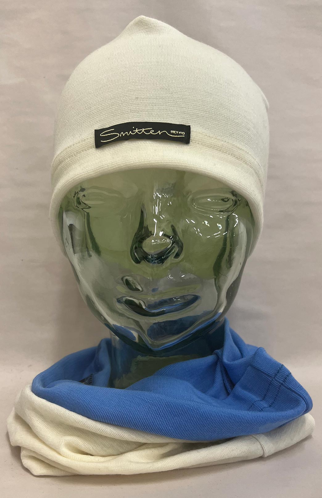 Blue & Neutral Tones Unisex Merino Wool Thermal Neck Warmer Neck Gaiter