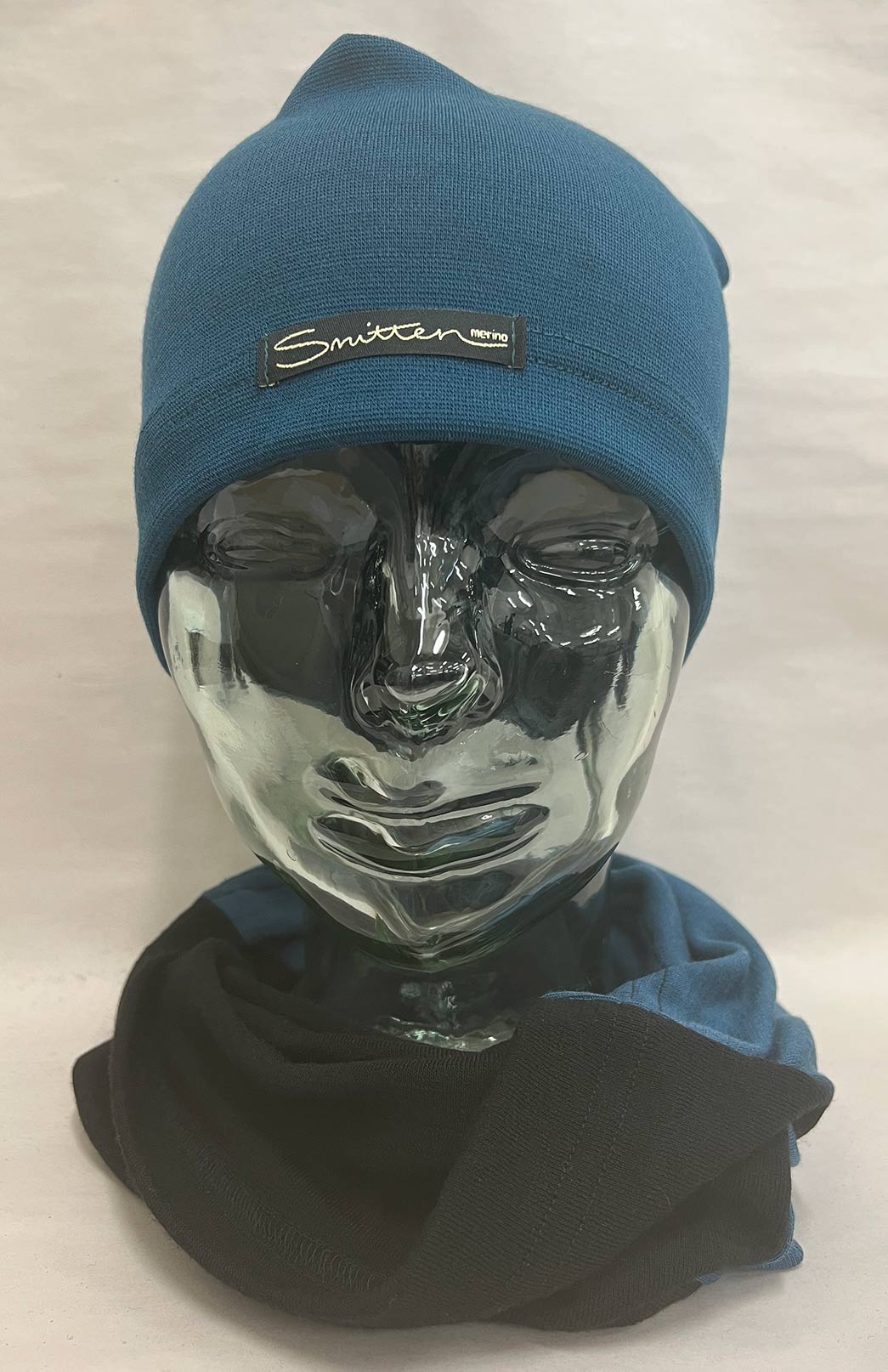 Storm Teal Unisex Merino Wool Thermal (360g) Beanie