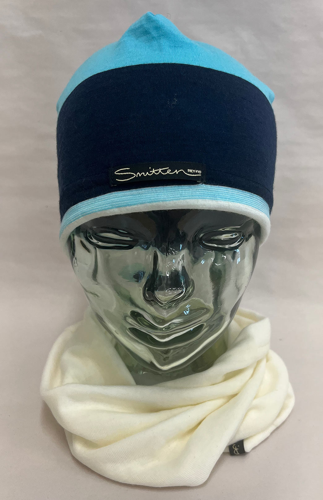 Ivory Unisex Merino Wool Thermal Neck Warmer Neck Gaiter