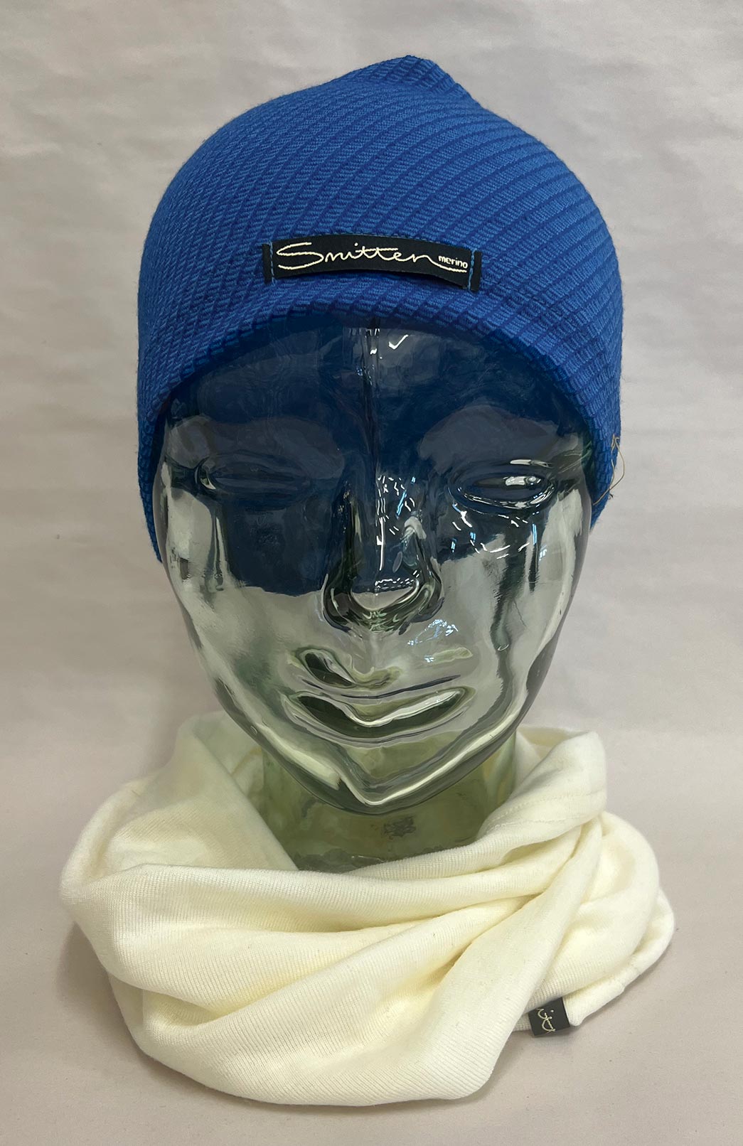 Ivory Unisex Merino Wool Thermal Neck Warmer Neck Gaiter