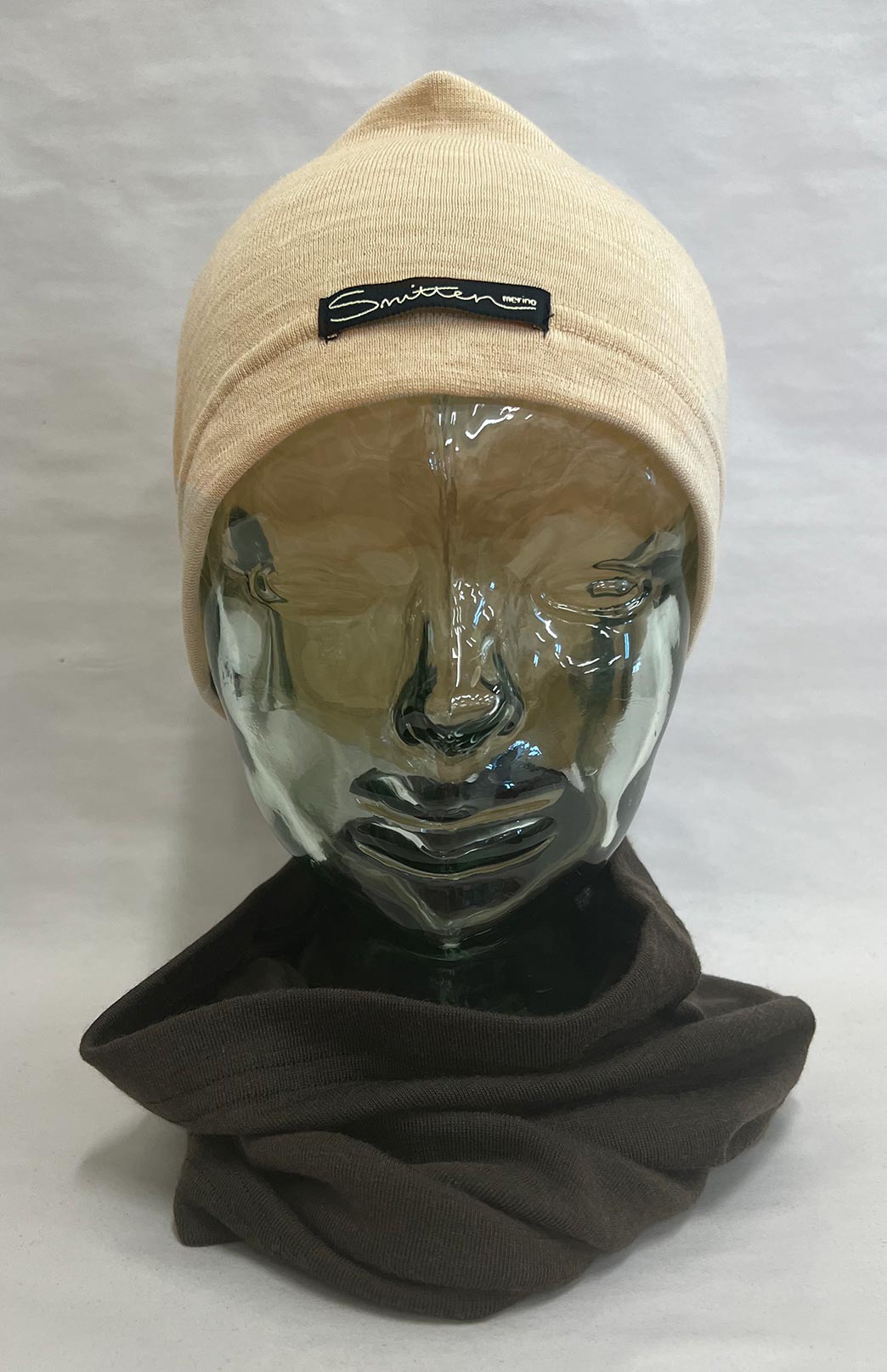 Camel Unisex Merino Wool Loose Fit Mid-weight Beanie