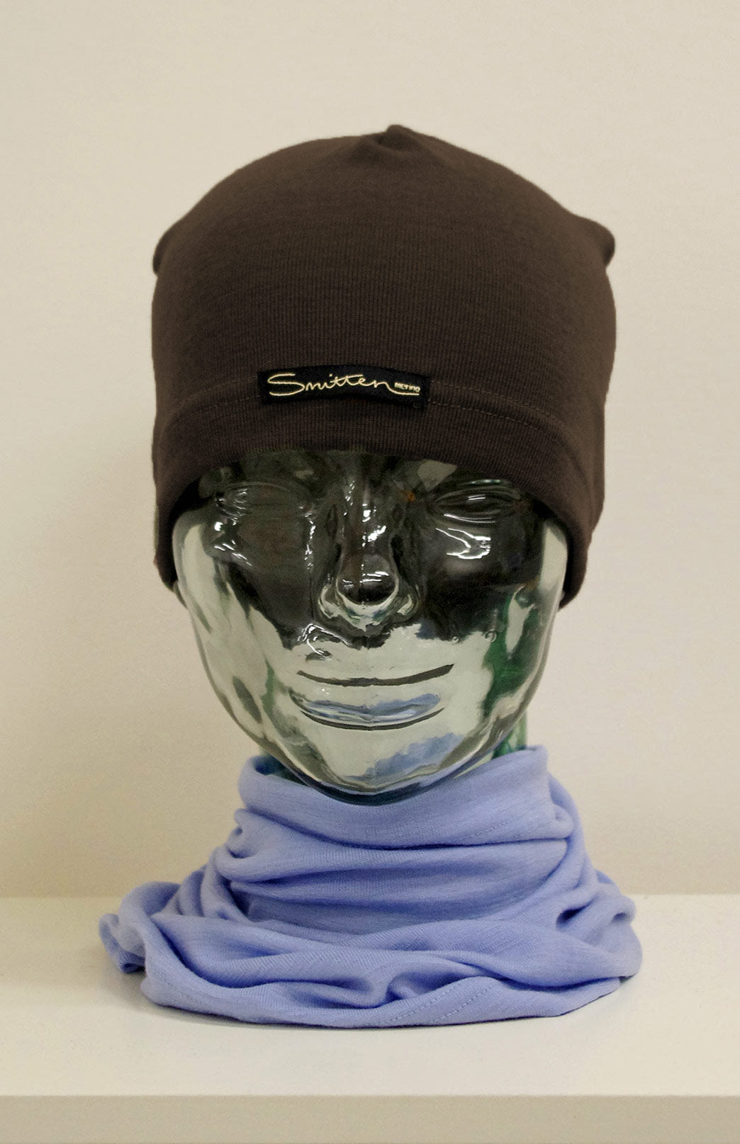 Chocolate Unisex Merino Wool Loose Fit Mid-weight Beanie