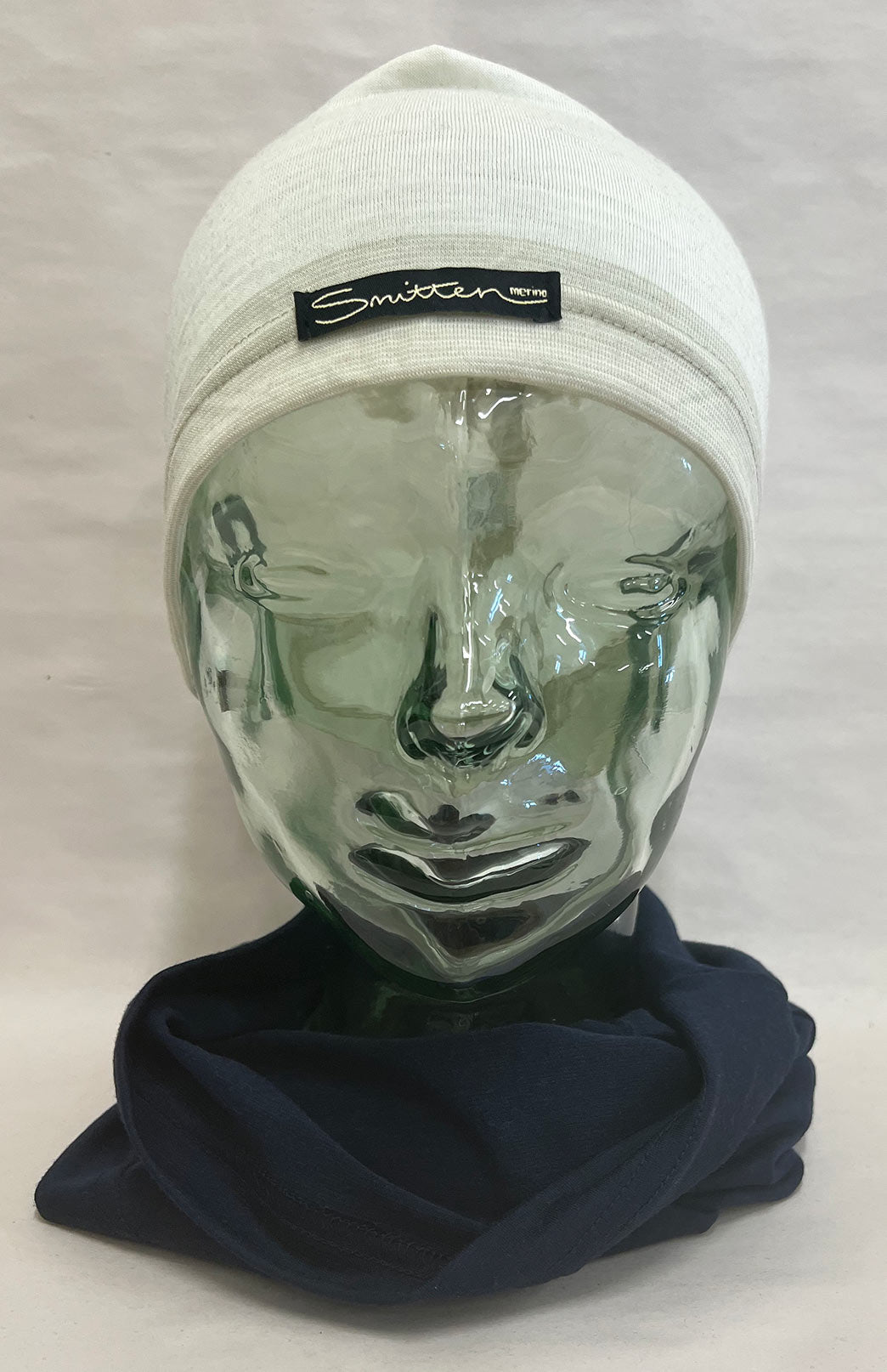 Navy Blue Unisex Merino Wool Thermal Neck Warmer Neck Gaiter