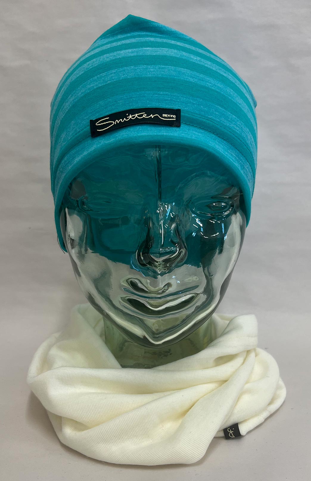 Ivory Unisex Merino Wool Thermal Neck Warmer Neck Gaiter