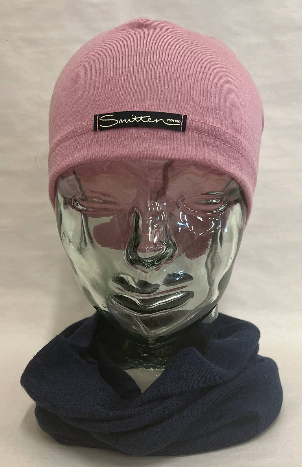 Navy Blue Unisex Merino Wool Thermal Neck Warmer Neck Gaiter