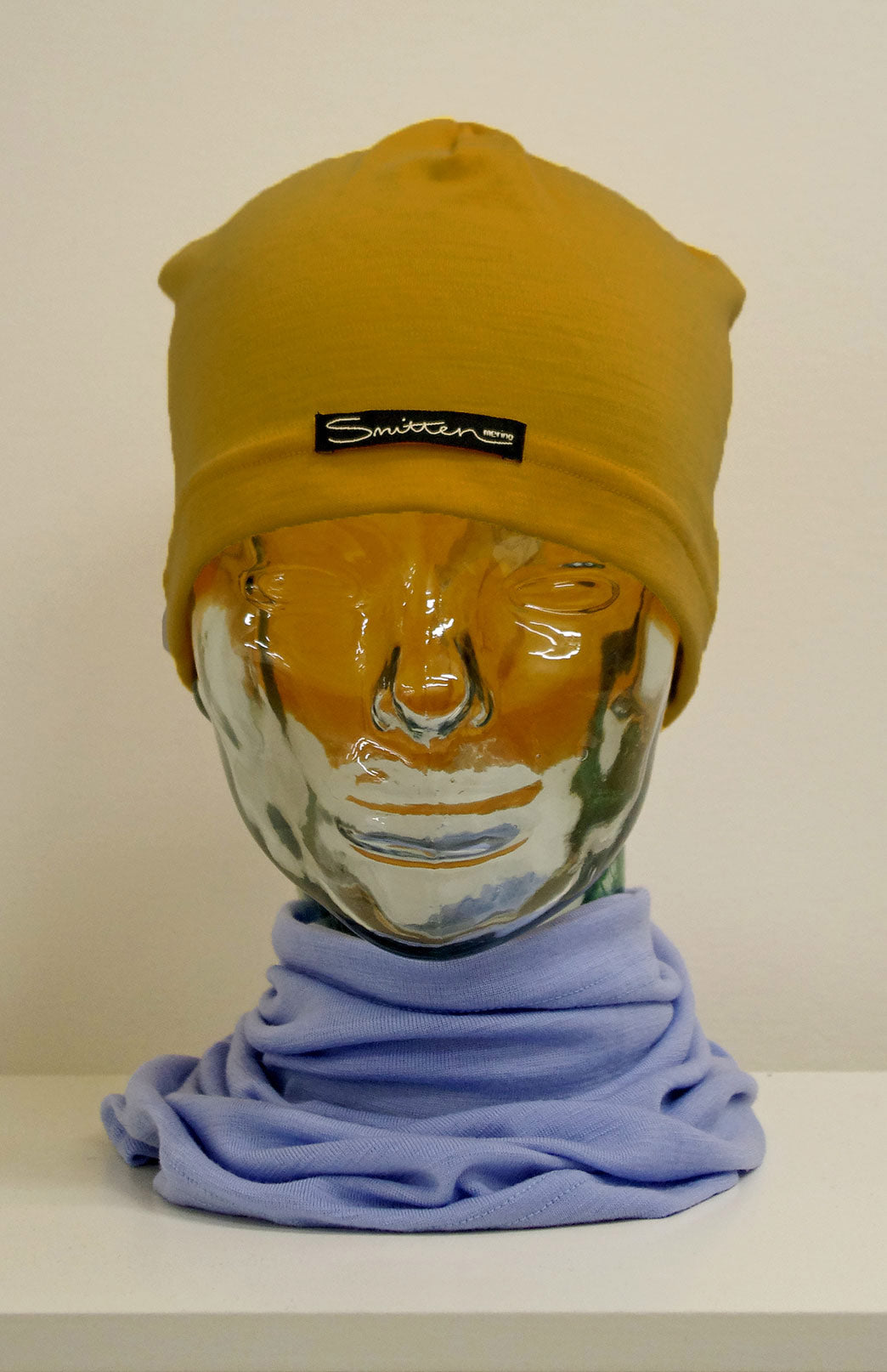 Mustard Yellow Unisex Merino Wool Loose Fit Mid-weight Beanie