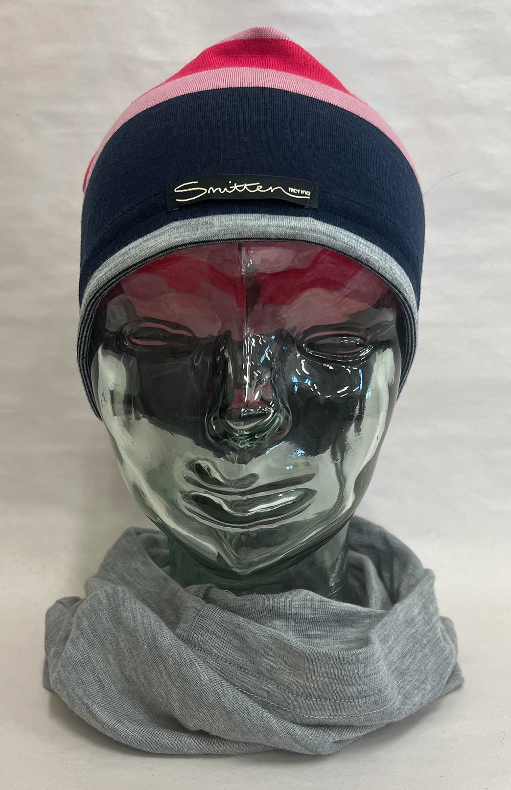 Grey Marl Unisex Merino Wool Thermal Neck Warmer Neck Gaiter