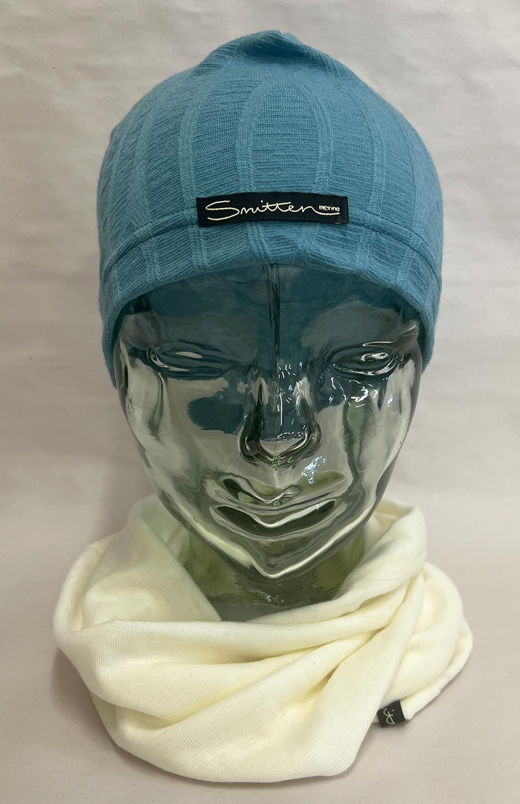 Ivory Unisex Merino Wool Thermal Neck Warmer Neck Gaiter