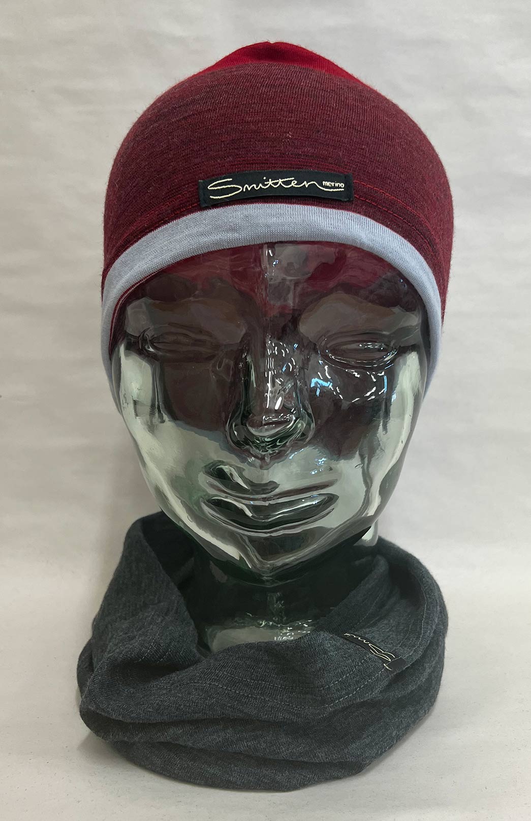 Charcoal Marl Unisex Merino Wool Thermal Neck Warmer Neck Gaiter