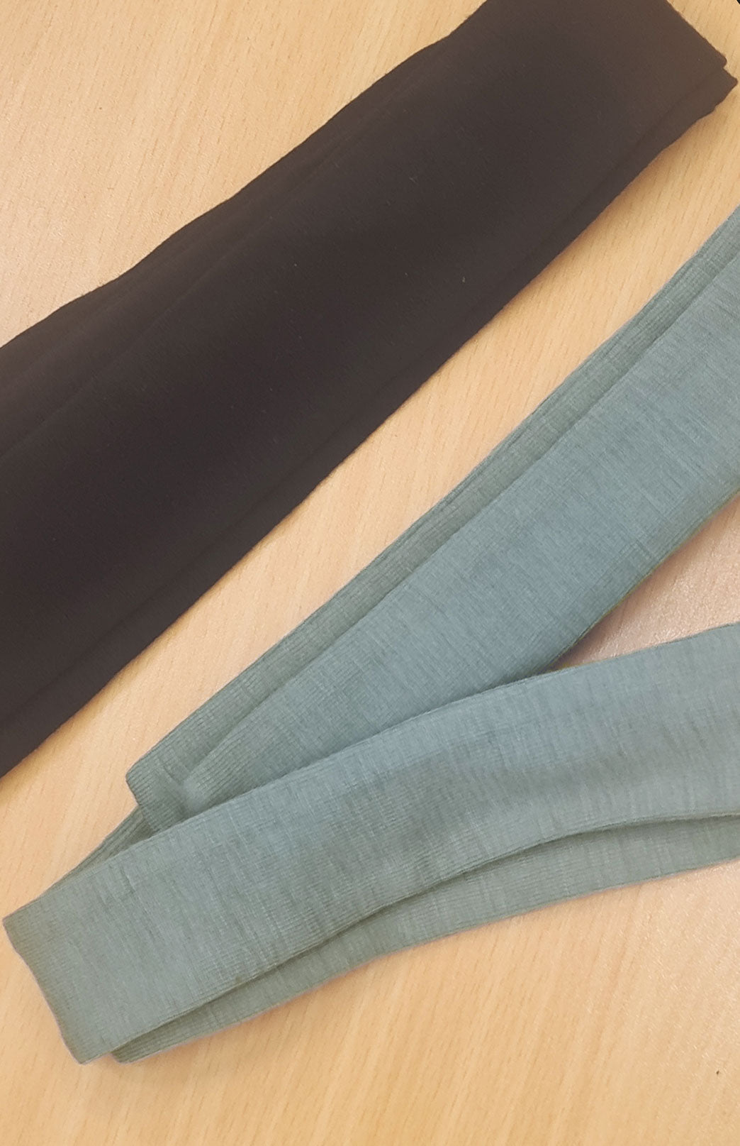 Belt Tie (rib or jersey) Merino Wool Belt Tie