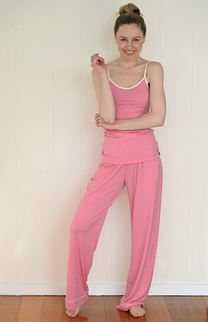 Cami Top & Long Pant Pyjama Set | Smitten Merino