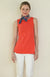 Orange Women&#39;s Organic Cotton Capri Top
