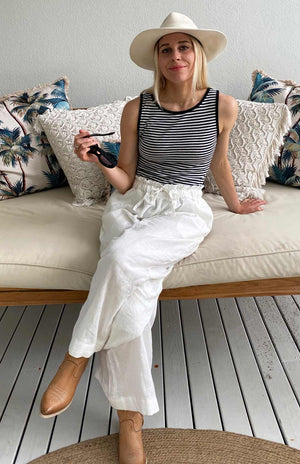 Black & Ivory Stripe