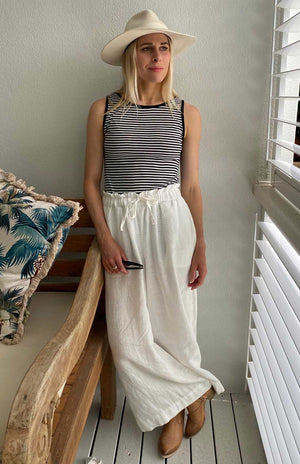 Black & Ivory Stripe
