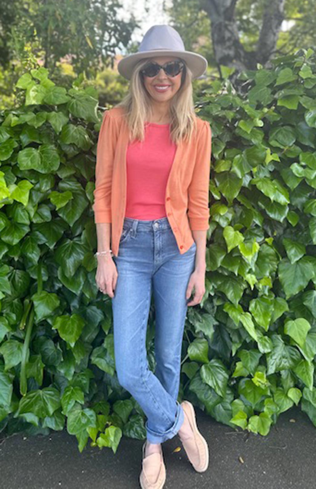 Guava Women's Merino Wool Crop Cardigan with 3/4 Sleeves