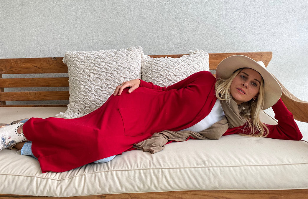 Caramel Women's Merino Wool Luxury Scarf