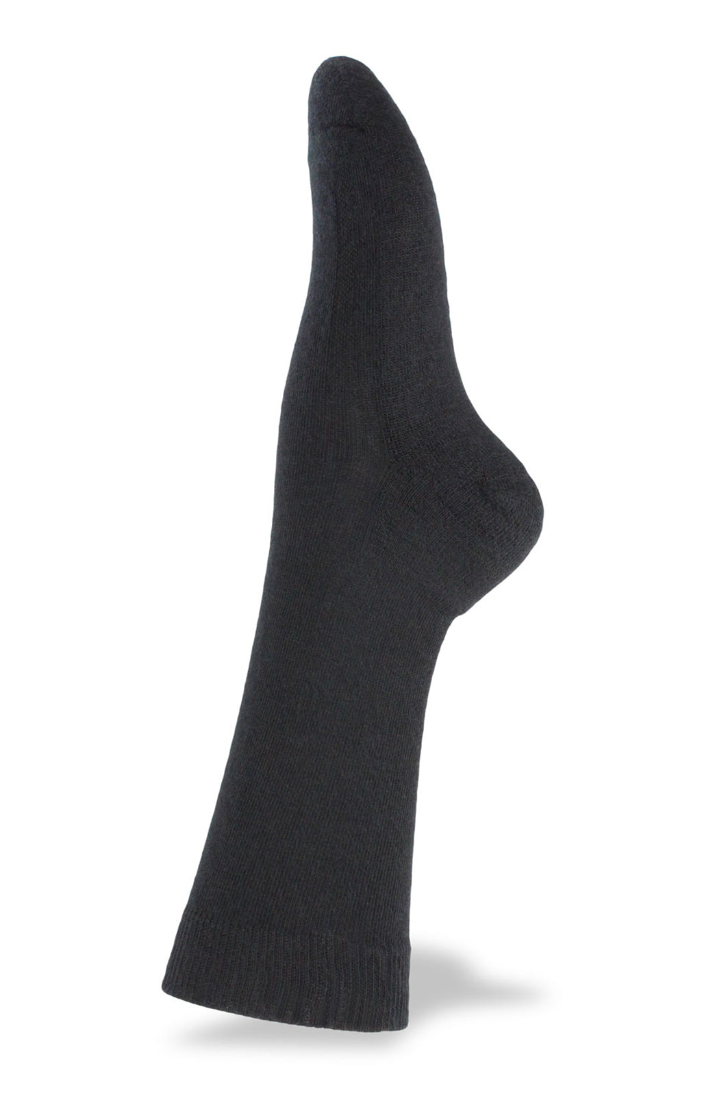 Black Unisex Merino Wool High Street Dress Socks