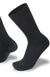 Black Unisex Merino Wool High Street Dress Socks
