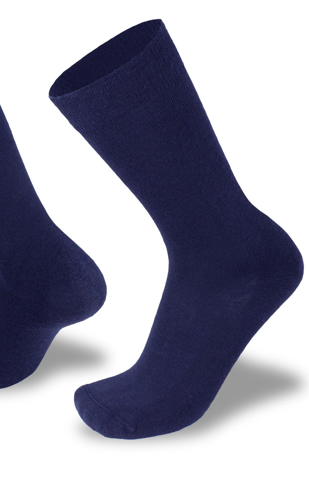 Navy Unisex Merino Wool High Street Dress Socks