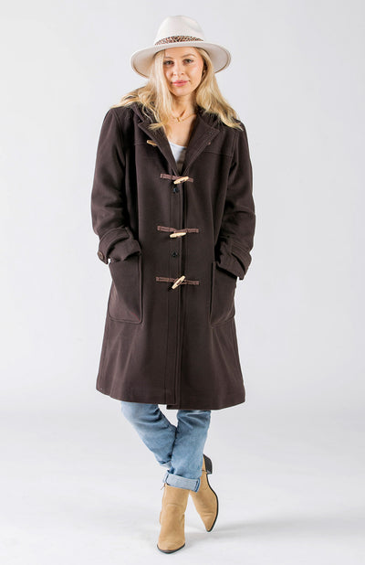 Merino & Cashmere Winter Duffle Coat | Smitten Merino
