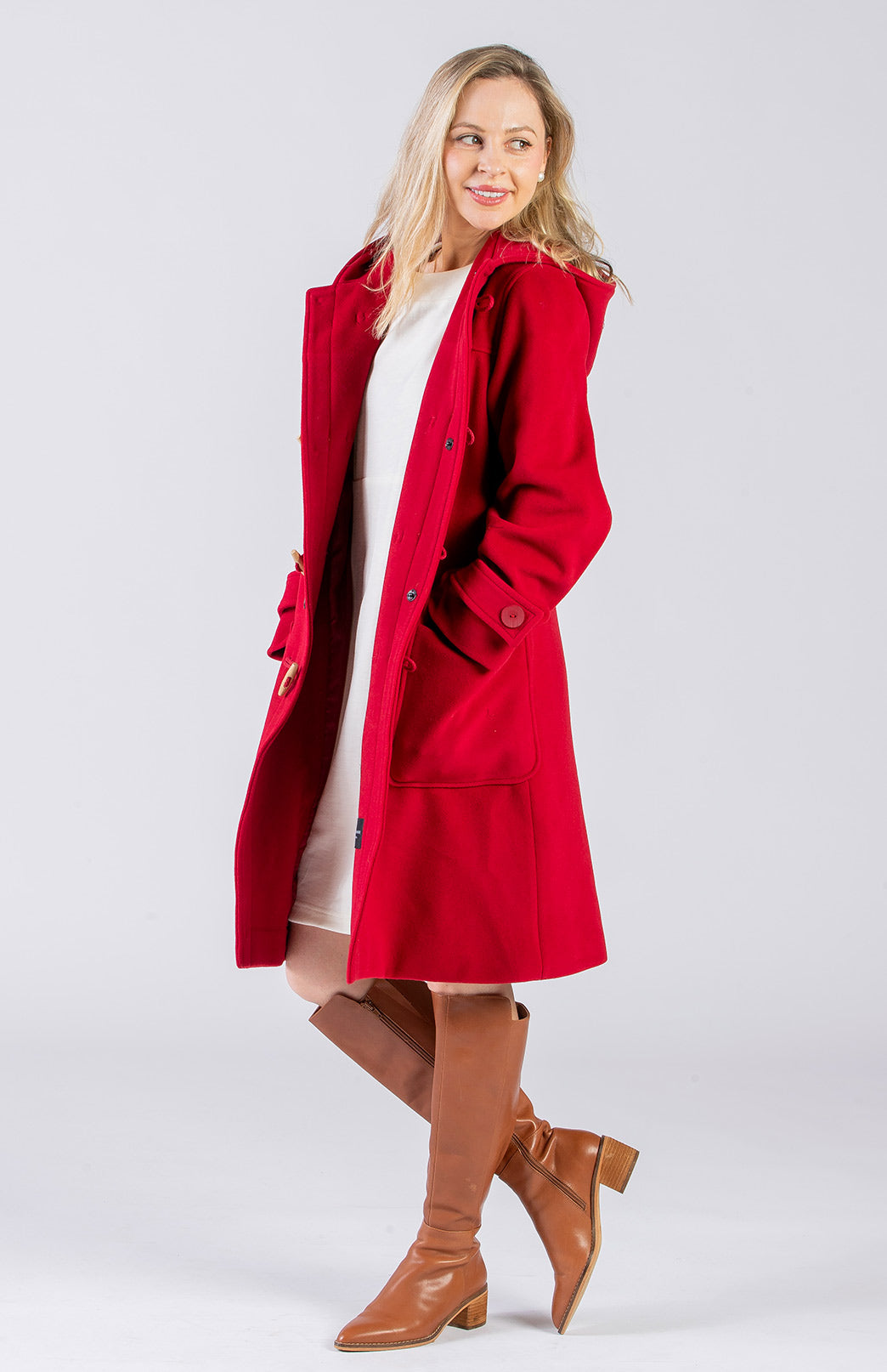 Ivory Women's Merino Wool Sleeveless Straight Dress