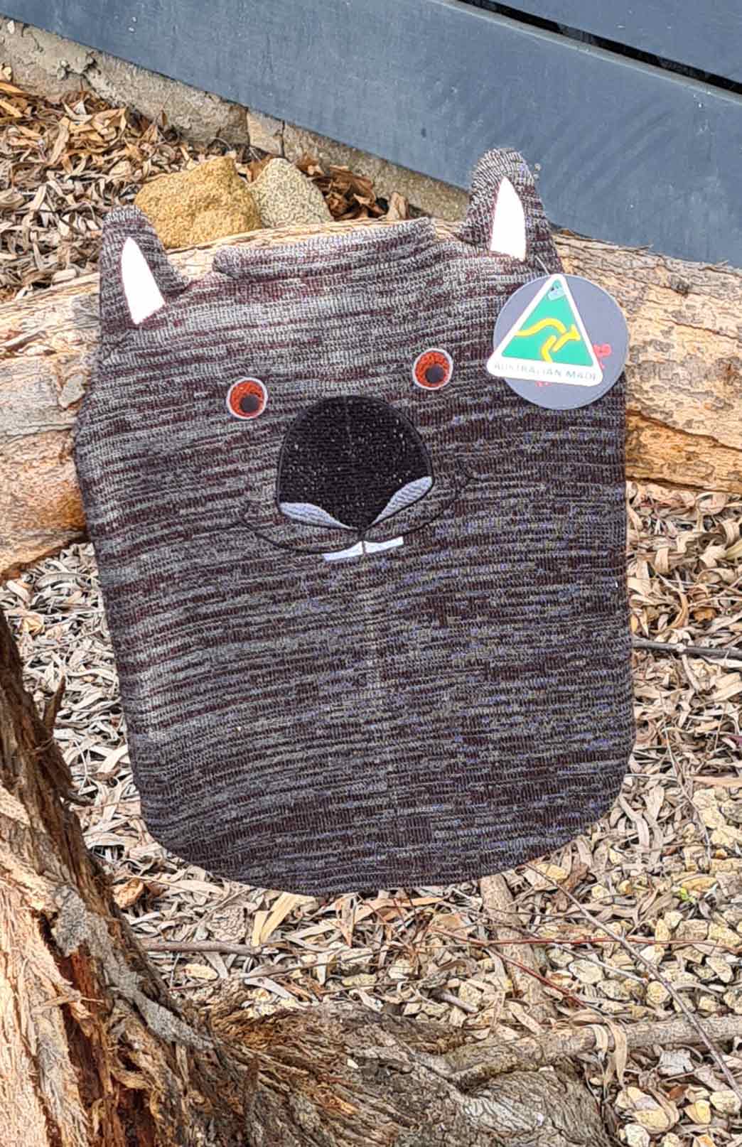 Wombat Handmade Australian Animal Hot Water Bottle Cover