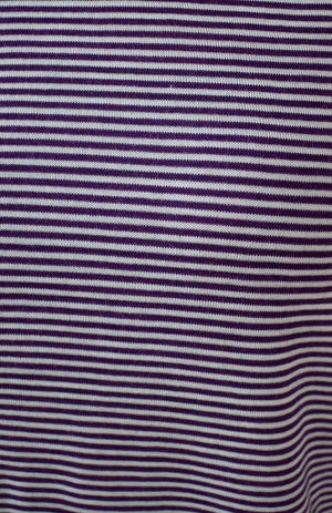 Grape Ivory Pinstripe