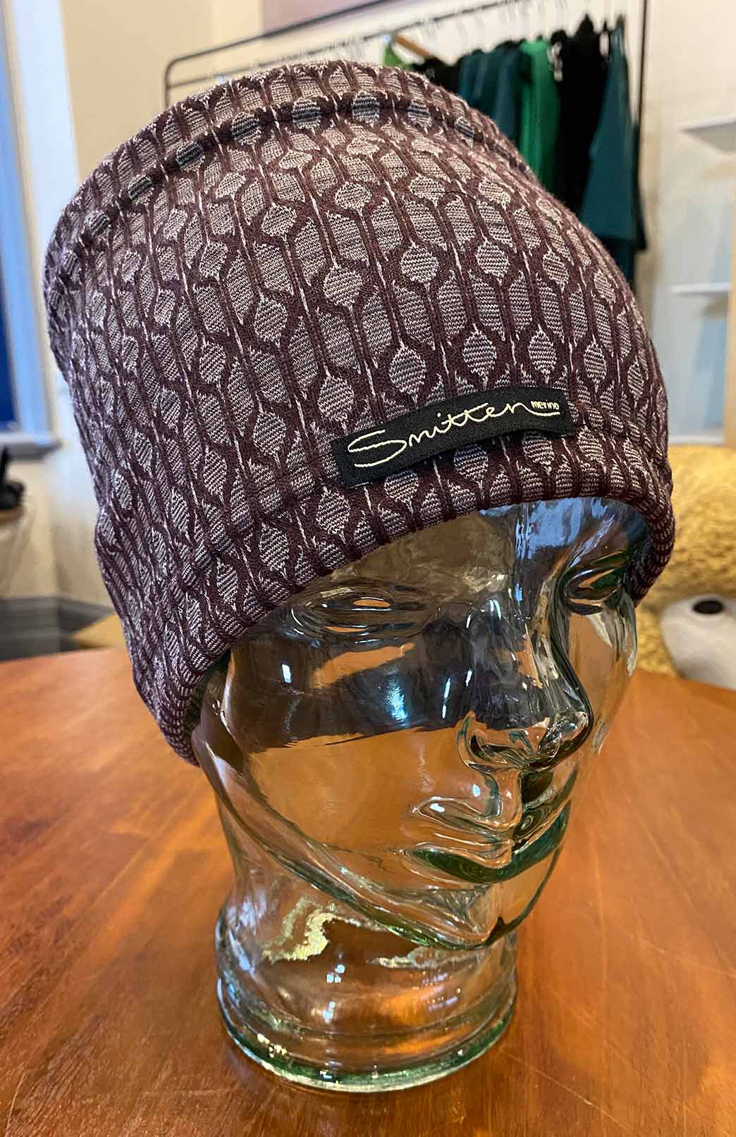 Raisin Keyhole Unisex Merino Wool Thermal Headband