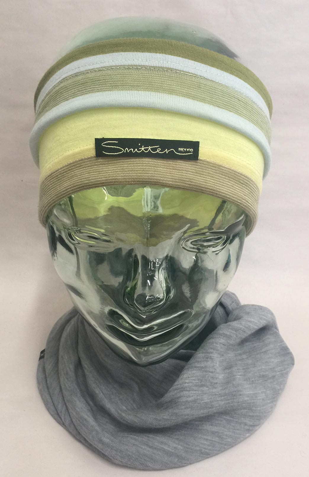 Bloom Multi Stripe Unisex Merino Wool Thermal Headband