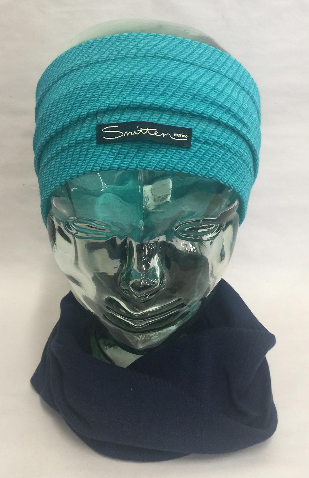 Turquoise Haze Unisex Merino Wool Thermal Headband