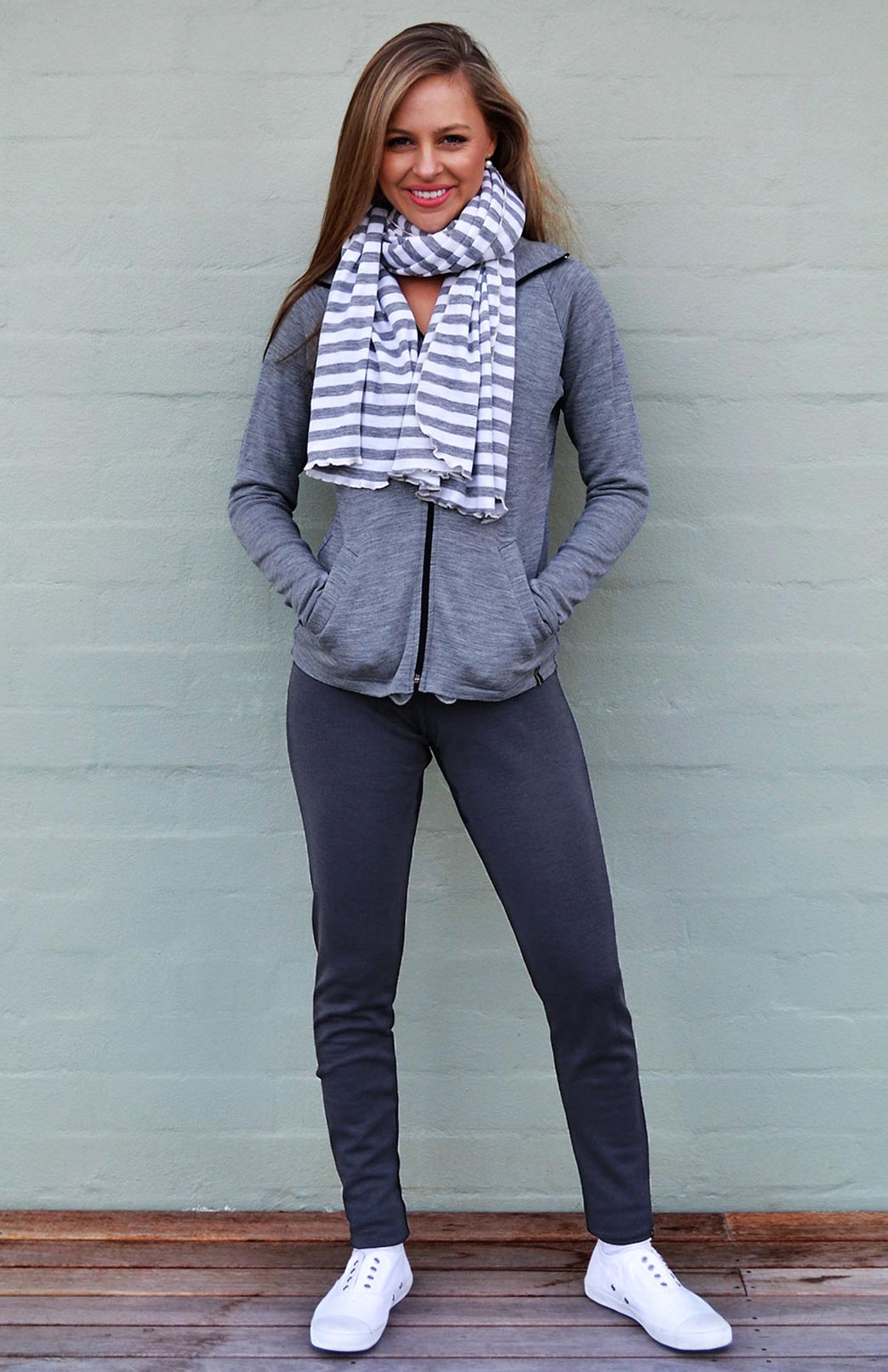 Steel Grey Women's Merino Wool Heavyweight (360g) Leggings