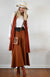 Cinnamon Women&#39;s Merino Wool Heavyweight A-Line Midi Skirt
