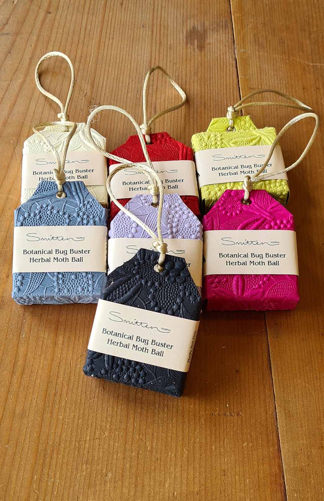 Assorted Mini &quot;Bug Buster&quot; Herbal Essential Oil Hanging Clothing Protector
